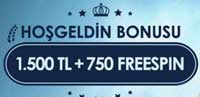 1500 TL ho�geldiniz bonus paketi